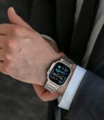 HONTECH Grade 2 Titanium Band Compatible with Apple Watch Ultra/Ultra 2 (49mm),Adjustable Titanium Apple Watch Band for Men,DLC Coating Scratch Resistant - Image 9