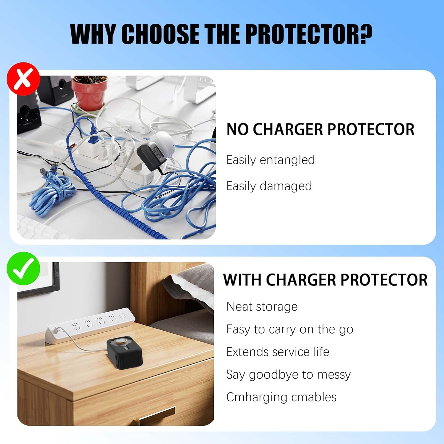 for Oura Ring Gen 4 Charger Protector Case, Soft Silicone Oura Ring 4 Charger Cover, Drop/Dust/Ageing Resistant for Oura Ring Gen4 Charger Organizer with Keychain, Deep Black - Image 7