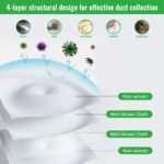 12 Pack Vacuum Dust Bags Compatible with iRobot Roomba Bags i7, i7+, i8, i8+, i3, i3+, i4, i4+,i6,i6+,j7,j7+,s9,s9+,Replacement iRobot Vacuum Bags Automatic Dirt Disposal Bags - Image 6