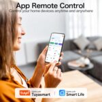 2 PCS WiFi Smart Plug, Wireless Plugs Outlet Compatible with Alexa & Google Voice Assistant, App Controlled Outlet with Timer Function, 2.4GHz Wi-Fi Smart Socket, Smart Plug Timer for Home - Image 3