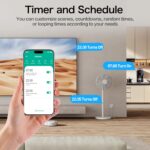 2 PCS WiFi Smart Plug, Wireless Plugs Outlet Compatible with Alexa & Google Voice Assistant, App Controlled Outlet with Timer Function, 2.4GHz Wi-Fi Smart Socket, Smart Plug Timer for Home - Image 5