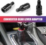 Pack-1 M12 x 1.25 Car Shift Knob Adapter for Non-Threaded Shifters, Metal Vehicle Transmission Gear Stick Shift Connector, Universal Automotive Shifter Accessories for Truck SUV Car (Black) - Image 5