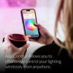ERIA Smart Light Bulbs, A19 ZigBee,Colors and White 75W Equivalent Dimmable CRI 90+, Works, Hue*, HA, Smart Things, Alexa, Google Assistant (Xtra Bright - 2-Pack) - Image 8
