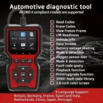 V519 OBD2 Scanner Live Data Professional Mechanic Diagnostic Code Reader Tool Check Engine Light Auto Check Engine Light Car Diagnostic Scan Tool for All OBDII Car Since 1996 - Image 3