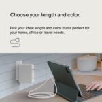 Belkin BoostCharge USB-C to USB-C Power Cable (1M/3.3ft) Fast Charging Cable 240W Power Delivery USB-IF for MacBook Pro, iPad, iPhone 16 Series, Galaxy S25 Series, Nintendo Switch 2 & More - White - Image 7