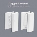 THIRDREALITY Zigbee Smart Switch,Toggle/Rocker,No Wiring Needed.Hub Required, Compatible with Echo Devices with Zigbee Hub Built-in,Home Assistant,Hubitat,SmartThings,Homey - Image 5