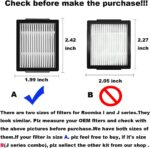 2 Set of Roller Brush & 10 Filters & 4 Mop Pads & 10 Side Brushes Replacement Parts Accessories Compatible with iRobot Roomba Combo i5 i5+ j5 j5+ Robot Vacuum Cleaner - Image 4