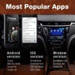 Vgate iCar2 OBD2 Scanner Scan Tools Interface Wi-Fi Adapter Check Engine Light Car Diagnostic Tool for iOS & Android Auto Sleep (Blue) - Image 6