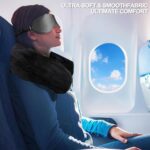 Stuffable Neck Pillow, Travel Neck Pillow Storage Bag for Airplanes, Tube Travel Neck Pillow Stuff with Clothes, No Extra Baggage Fees, Fits 3+ Days of Travel Essentials, No Filler (Black) - Image 8