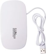 UV LED Dryer Mini lamp Portable Curing Light for Gel Polish,Aesthetic Stickers Protector for AI Smart Ring Cover Accessories (White, UV Lamp) - Image 3