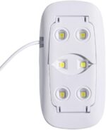 UV LED Dryer Mini lamp Portable Curing Light for Gel Polish,Aesthetic Stickers Protector for AI Smart Ring Cover Accessories (White, UV Lamp) - Image 4
