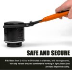 12" Adjustable Oil Filter Pliers, Automotive Oil Filter Removal Tools with Long Handle, Universal Oil Filter Wrench for Engine Filters in Cars and Trucks, Car Accessories (Orange) - Image 6