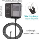 16ft/5m 18V 500mA Plug in Doorbell Transformer Power Adapter Supply Cord for Video Doorbell 2 Pro Camera Battery, for Nest Hello Zmodo, for Smart Door Bell - Image 5