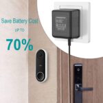 16ft/5m 18V 500mA Plug in Doorbell Transformer Power Adapter Supply Cord for Video Doorbell 2 Pro Camera Battery, for Nest Hello Zmodo, for Smart Door Bell - Image 6