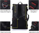KAKA Travel Backpack,Carry-On Bag Water Resistant Flight Approved Weekender duffle backpack Rucksack Daypack for Men Women (Black) - Image 4