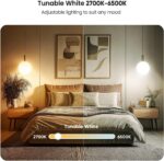 TREATLIFE Smart Light Bulbs 4Pack, 2500K-6500K Tunable White Dimmable LED Light Bulb Compatible with Alexa and Google Home, 2.4GHz WiFi Smart Bulb, 800LM, E26 A19 9W, No Hub Required - Image 5