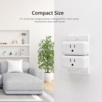 SONOFF S40 Smart Plug with Energy Monitoring, 15A Smart Outlet ETL Certified, Compatible with Alexa & Google Home, IFTTT Supporting, No Hub Required, 2.4Ghz WiFi Only - Image 8