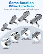 USB to Ethernet Adapter,Ethernet to USB,USBA to RJ45 Converter with 1000Mbps,Gigabit Ethernet to USB3.0 Adapter, LAN Network for Laptop, MacBook,Chromebook,Surface, Desktop,PC and More - Image 8