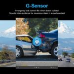 Dash Cam 1080P Full HD 3 Inch Dashboard Camera Car Recorder with 32GB Card 170°Wide Angle Dashcam Driving Loop Recording G-Sensor - Image 4