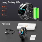 Curve Smart Watch for Men(Answer/Make Call), 2.01" Smartwatch with Heart Rate/Sleep Monitor, Fitness Tracker with 120+ Sports Modes IP68 Waterproof Fitness Watch for Android iOS - Image 4
