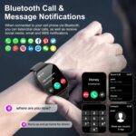 Curve Smart Watch for Men(Answer/Make Call), 2.01" Smartwatch with Heart Rate/Sleep Monitor, Fitness Tracker with 120+ Sports Modes IP68 Waterproof Fitness Watch for Android iOS - Image 5