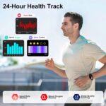 Curve Smart Watch for Men(Answer/Make Call), 2.01" Smartwatch with Heart Rate/Sleep Monitor, Fitness Tracker with 120+ Sports Modes IP68 Waterproof Fitness Watch for Android iOS - Image 7