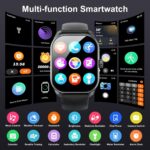 Curve Smart Watch for Men(Answer/Make Call), 2.01" Smartwatch with Heart Rate/Sleep Monitor, Fitness Tracker with 120+ Sports Modes IP68 Waterproof Fitness Watch for Android iOS - Image 8