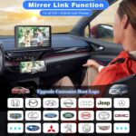Portable Wireless with Apple CarPlay and Android Auto Screen for Car, 7" HD Touch Screen Car Stereo with Mirror Link, Bluetooth 5.2, Backup Camera, AUX,FM Transmitter for All Vehicle - Image 6