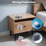 Secure Lock Plastic Case Cover Compatible with Oura Ring Gen 4 Charger,Portable Protective Case for Oura Ring Gen 4 Charger with Carabiner, Only Protective Case (Gunmetal) - Image 7