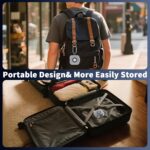 Secure Lock Plastic Case Cover Compatible with Oura Ring Gen 4 Charger,Portable Protective Case for Oura Ring Gen 4 Charger with Carabiner, Only Protective Case (Gunmetal) - Image 8