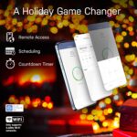 Feit Electric Smart Plug, WiFi Plug Compatible with Alexa and Google Home, Indoor Plug, No Hub Required, 2.4Ghz Network, Remote Control from Anywhere, 15 AMP, Smart Outlet Plug, White (Pack of 2) - Image 3