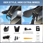 4K Dash Cam fit for Ford F150 2018-2025 F250/F350 Super Duty 2020-2025 XLT Lariat King Ranch Tremor Raptor Limited Platinum(Model A), OEM Look, WiFi&APP, G-Sensor, Loop Recording, 128GB Card - Image 9