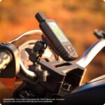 TUSITA Motorcycle GPS Mount - Holder Compatible with Garmin Handheld GPS - Double Socket Arm Handlebar Base - Image 5