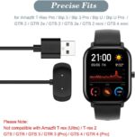 Charger for Amazfit Bip 5/3/Bip U Pro, T-Rex Pro, GTR Mini/2/2e, GTS 2/2e/GTS 4 mini, Active Smart Watch Charging Cable - Image 4