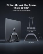 MacBook Pro Docking Station Dual Monitor 4K@60Hz HDMI, USB C Docking Station Vertical 100W Power Adapter for MacBook Pro/Air with USB 3.0, SD&microSD,Ethernet, Audio - Image 7