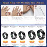 Smart Ring for Women Men-Wearable Fitness Tracker with Sleep Tracking Heart Rate Blood Oxygen Healthy Monitor Ring Activity Monitoring Steps Calories - Image 6