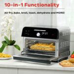Instant Pot Omni Plus 19QT/18L Toaster Oven Air Fryer, 10-in-1 Functions, Fits 12" Pizza, Crisp, Broil, Bake, Roast, Toast, Warm, Convection, 100+ In-App Recipes, from the Makers of Instant Pot, Black - Image 5