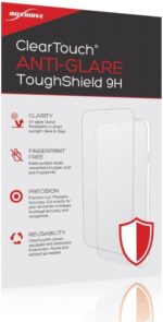 BoxWave Screen Protector Compatible With Google Nest Hub Max Smart Display - ClearTouch Anti-Glare ToughShield 9H (2-Pack), Anti-Glare 9H Tough Flexible Film Screen Protector - Image 3