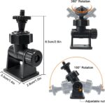 Web cam Accessory ScreenBar Halo, Webcam Stand for Monitor Light Bar Angle Adjustable Computer Light Webcam Mount for BENQ Quntis Monitor Lamp Super Strong Nano Adhesive Mount - Image 5