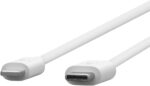 Belkin USB-C to Lightning Cable (4ft Fast Charging iPhone USB-C Cable for iPhone 11, 11 Pro, 11 Pro Max, XS, XS Max, XR, X, MacBook, iPad and more, Apple MFi-Certified), White (F8J239bt04-WHT) - Image 4