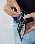 SERMAN BRANDS Mens Slim Bifold Wallet RFID Blocking Minimalist Front Pocket Wallets for Men - Thin & Stylish - Image 4