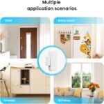TREATLIFE WiFi Smart Door Sensor, 2.4GHz Window Alarm Sensor, Wireless Contact Sensor for Home Security, Smart Home Devices Compatible with Alexa and Google Assistant (3 Pack), WCS-10 - Image 6