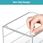 Vtopmart Acrylic Organizer with 8 Drawers, Desk Organizers and Accessories, Clear Makeup Organization, Dustproof Storage Drawers for Office Art Craft Supplies - Image 7