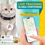 Cat Tracker-Airtag Cat Collar-GPS Tracker for Cats-Android Airtag-Pet Tracker| Android and iOS Universal | No Monthly Fee | No Charging Required | Waterproof - Image 3