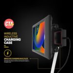 iPad Wireless Charging Case - CTA Wireless Magnetic Charging Case and Base with Splash-Proof, Impact-Resistant Thick Silicone Cover for iPad 10th Generation 10.9” (PAD-ICCB109) - Image 3
