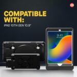 iPad Wireless Charging Case - CTA Wireless Magnetic Charging Case and Base with Splash-Proof, Impact-Resistant Thick Silicone Cover for iPad 10th Generation 10.9” (PAD-ICCB109) - Image 6