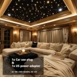 Starlight Headliner Kit 500 Piece Twinkle 0.03in*9.8ft/0.75mm*3m, 16W Starlight Headliner Music/Voice Activated Star Lights for Car, VASTFIRE RGBW Starlights for Theater Game Bed Room Ceiling - Image 8