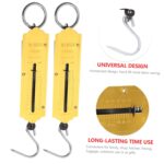 Cabilock 4pcs Portable Mechanical Hanging Scale Capacity Accurate Weight Measurement for Luggage Fishing and Shopping Odorless Iron with Bold Hook Easy to Carry and Use - Image 7