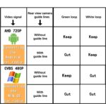 AHD 720P Backup Camera,Night Vision HD Metal Flush or Surface Mount CVBS,AHD Reverse Rear View Backup Camera for Cars Pickup Trucks SUVs RVs Vans - Image 3