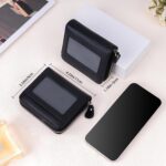 Small Wallet for Women, Genuine Leather RFID Blocking Credit Card Holder Slim Compact Coin Purse Women's Wallets with ID Window 8 Card Slots - Image 6